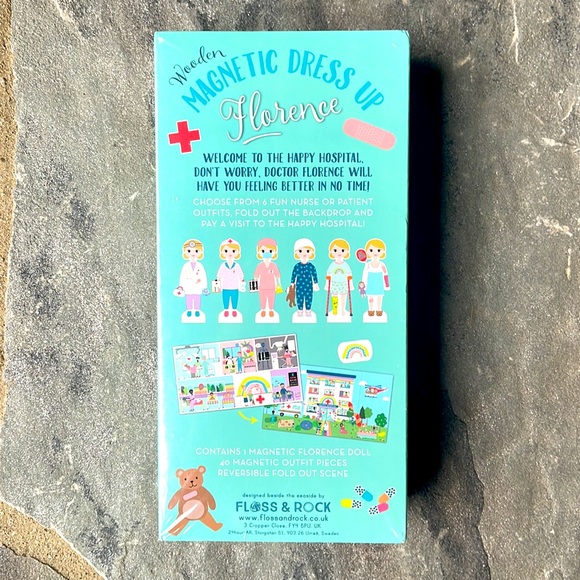 FLOSS AND ROCK
FLOSS AND ROCK - FLORENCE MAGNETIC DRESS UP CHARACTER - Picture 3 of 3